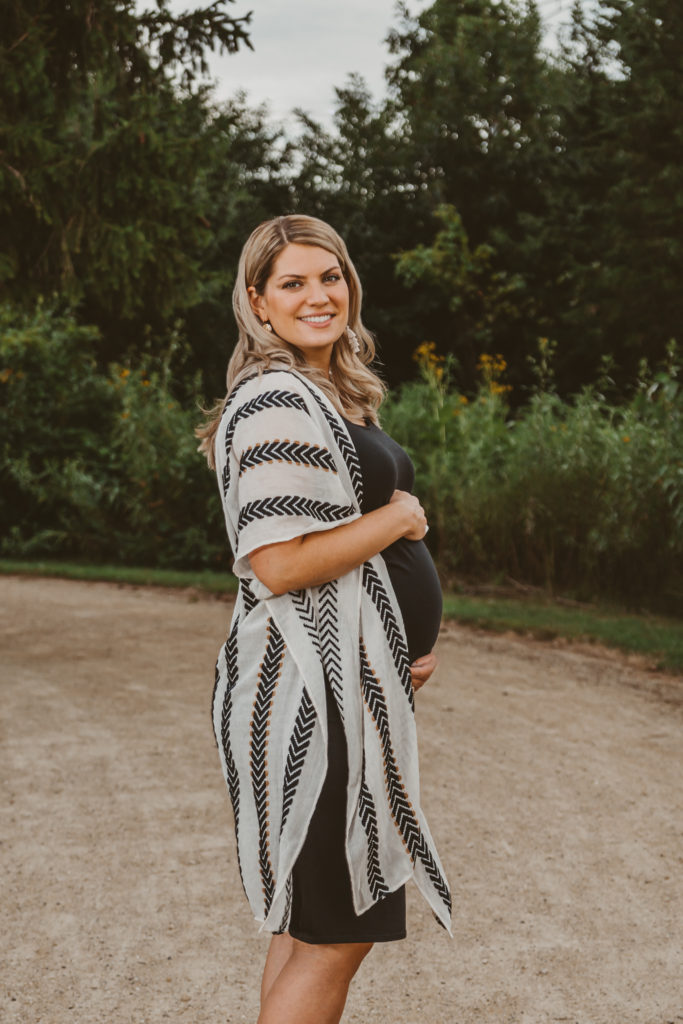 Maternity-Session-On Location-Photography-IL-Photographer-Grayslake-Rollins Savanna-Forest Preserve-Overcast-Sunset