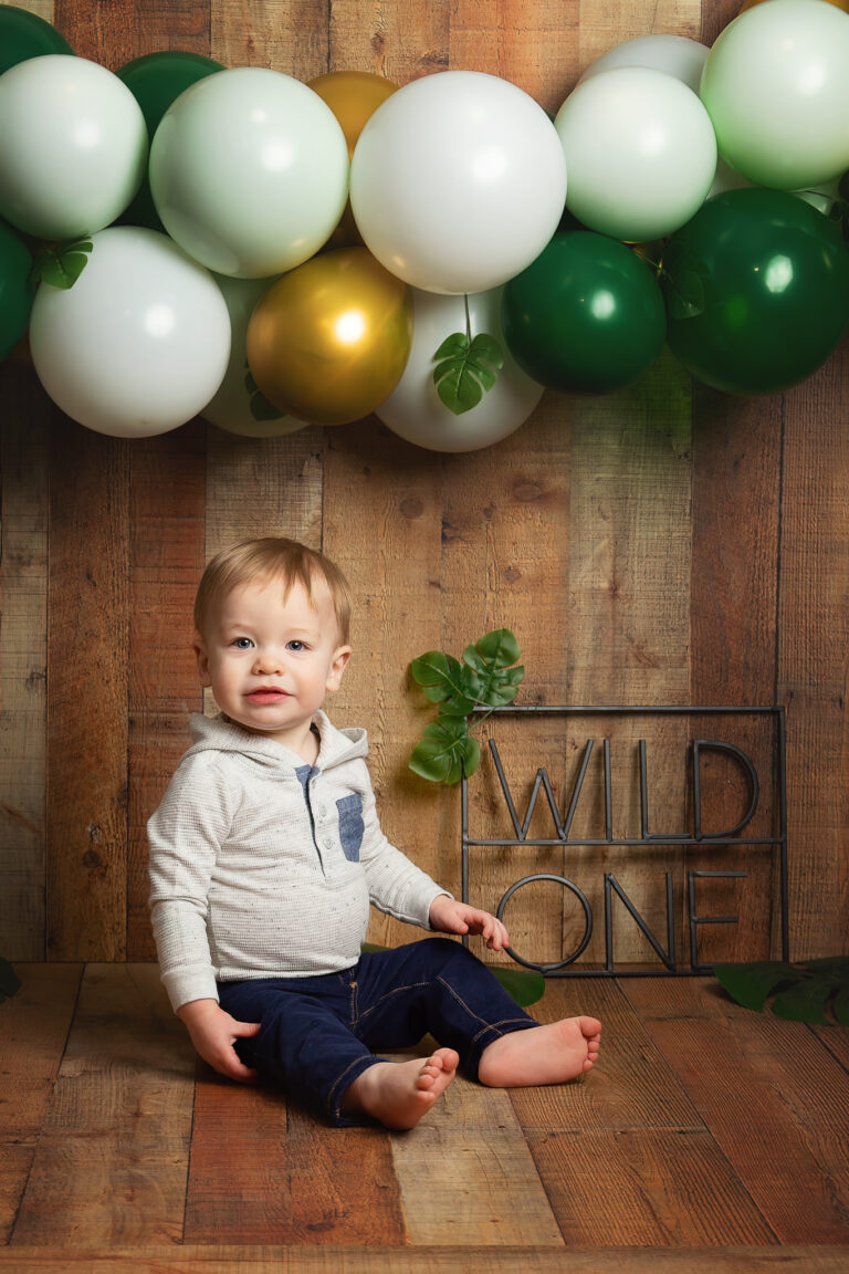 First Birthday Photography | Wild One | Lake Villa Families